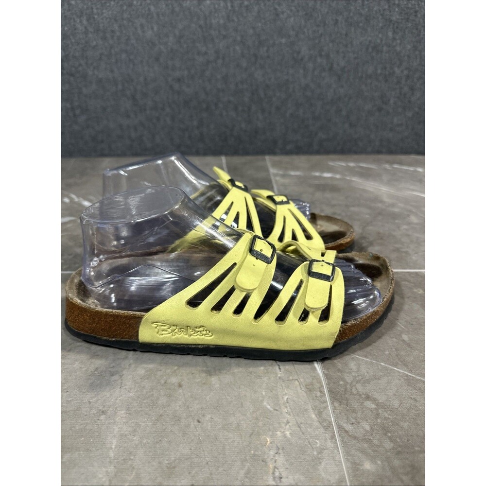 Birkenstock Birki’s Granada Sandals Shoes Size US 8 EU 39  Buttery Yellow  B1